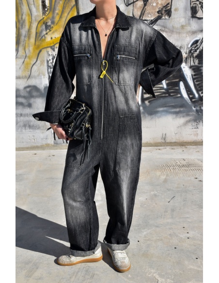 Combinaison Jean Noir NILO
