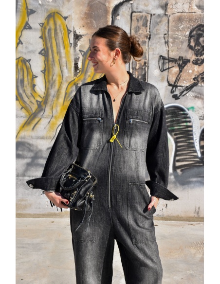 Combinaison Jean Noir NILO