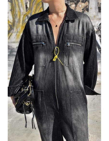 Combinaison Jean Noir NILO