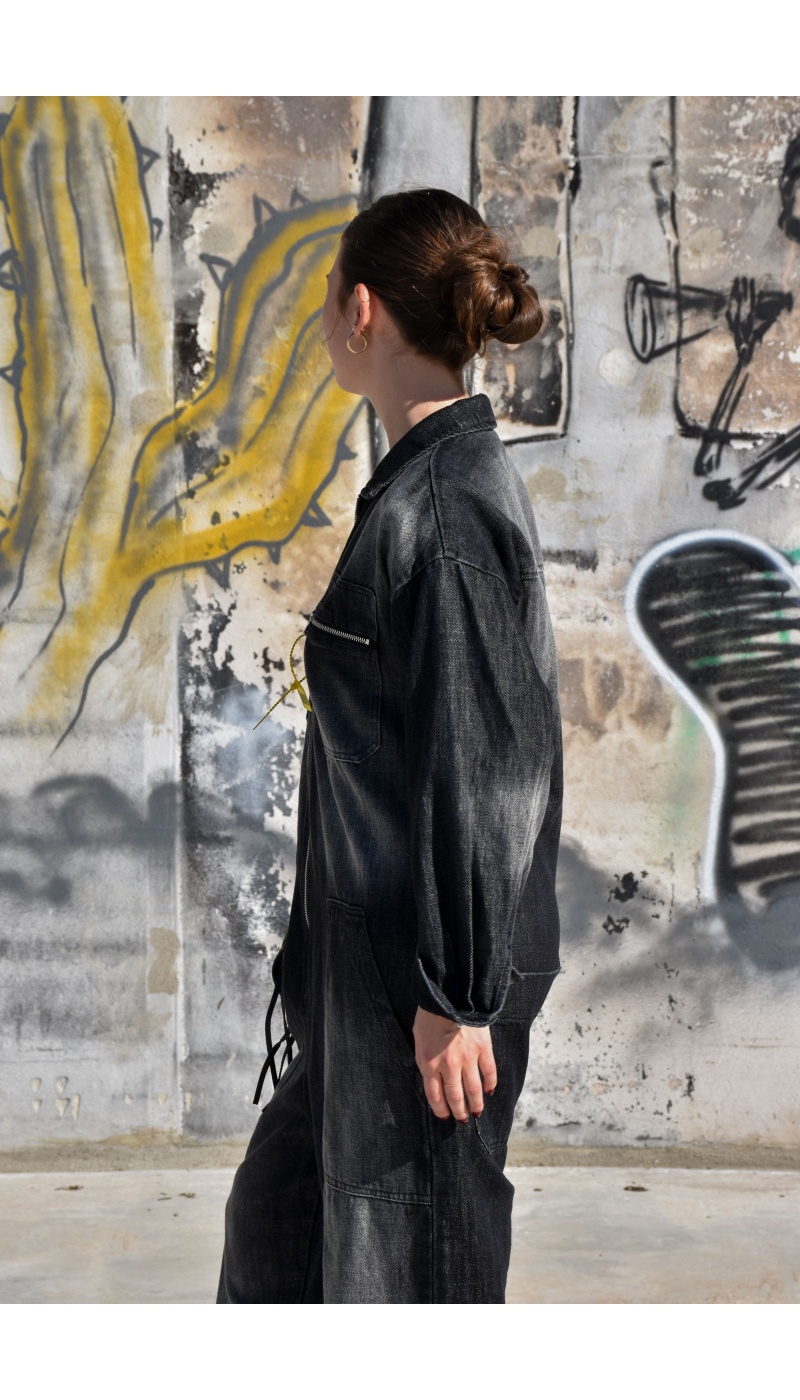 Combinaison Jean Noir NILO Combinaison Jean Noir NILO