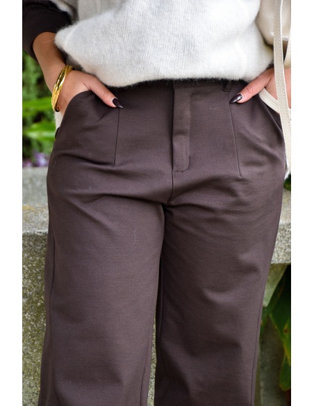 minth srl CEINTU MARRON PANTALON FEMME