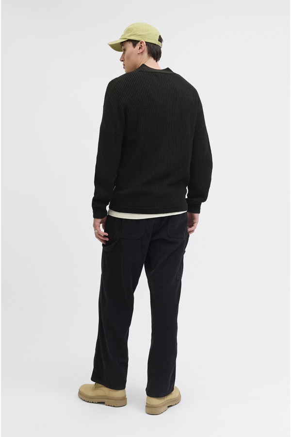 JJCONNOR Black Knit Vest Jack&Jones - 1 | TOPS 2
