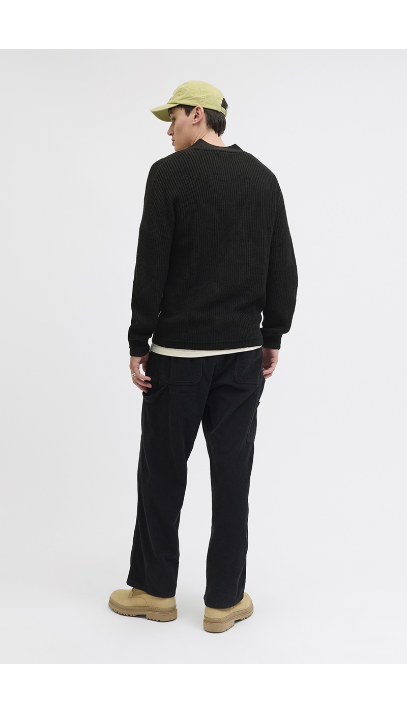 JACKandJONES  BLACK CARDIGANS JACKandJONES  BLACK CARDIGANS