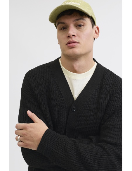 JJCONNOR Colete Preto de Malha Jack & Jones - 4 | TOPS