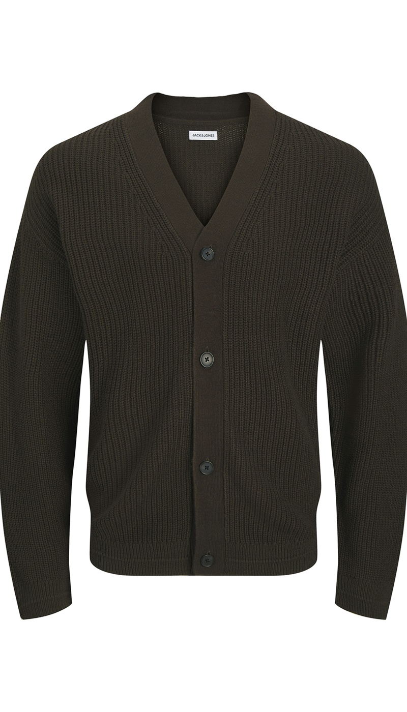 JJCONNOR Colete Marrom de Malha Jack & Jones - 7 | TOPS
