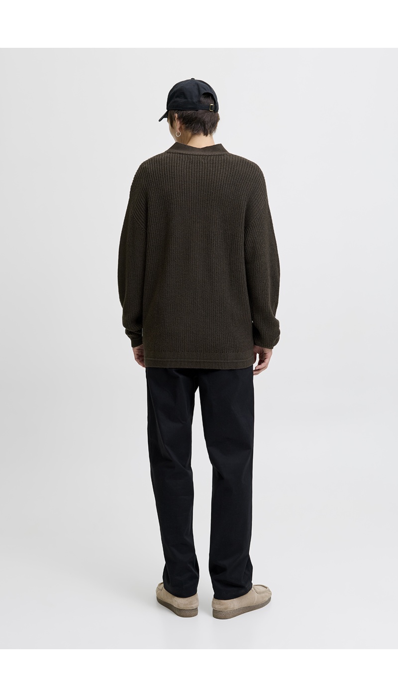 Brown knit cardigan JJCONNOR Jack&Jones - 2 | TOPS