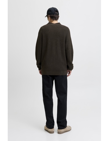 Brown knit cardigan JJCONNOR Jack&Jones - 2 | TOPS