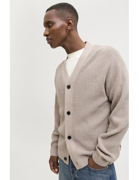 Cárdigan de punto ecru JJCONNOR Jack&Jones - 4 | TOPS