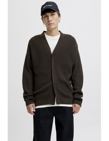 Brown knit cardigan JJCONNOR Jack&Jones - 4 | TOPS