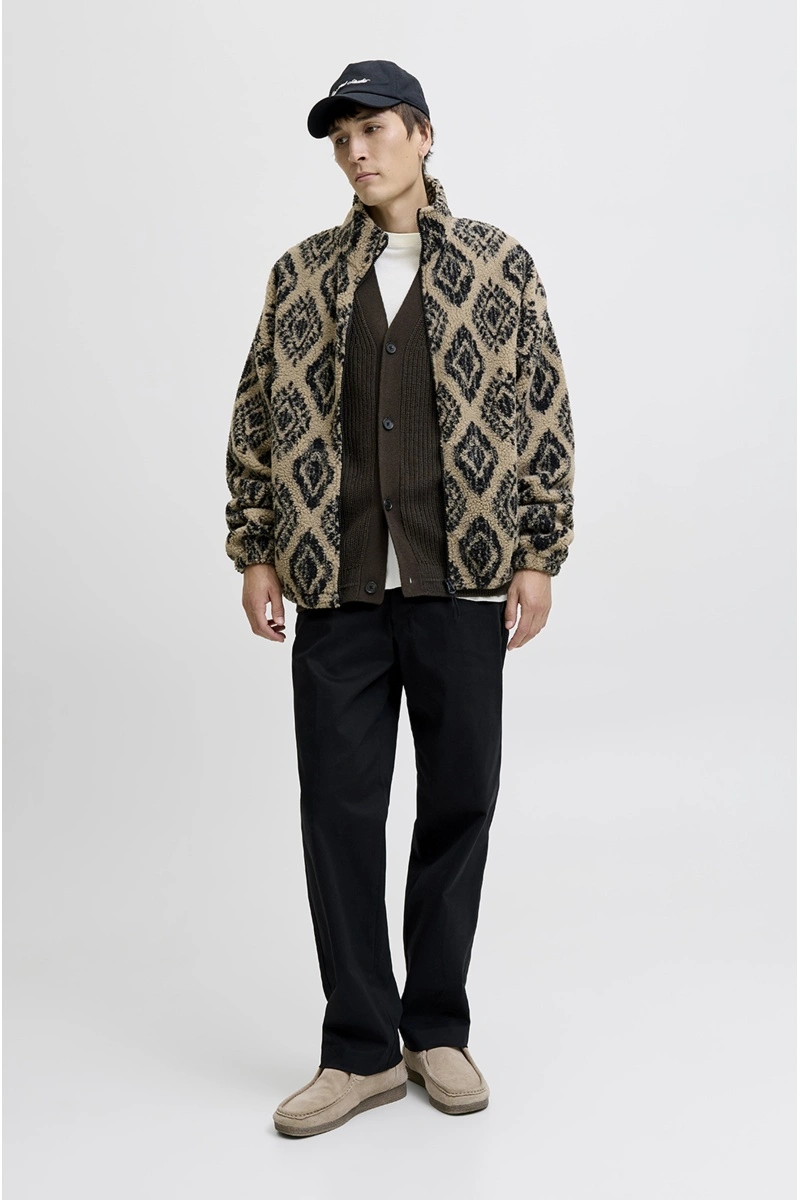 Gilet Maille Marron JJCONNOR