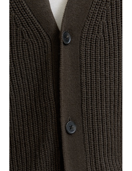 Brown knit cardigan JJCONNOR Jack&Jones - 5 | TOPS
