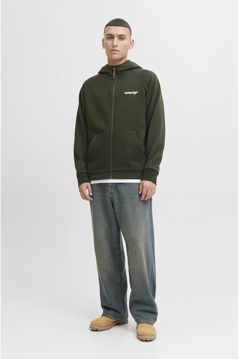 Sweat Zipper Kaki JJTHATCHER