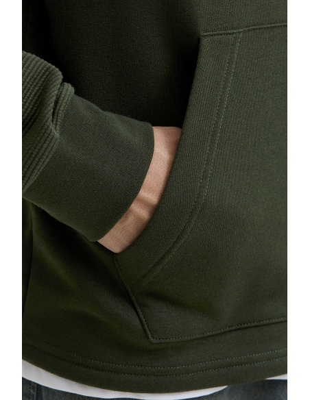 Felpa JJTHATCHER Khaki con cerniera Jack&Jones - 6 | TOP