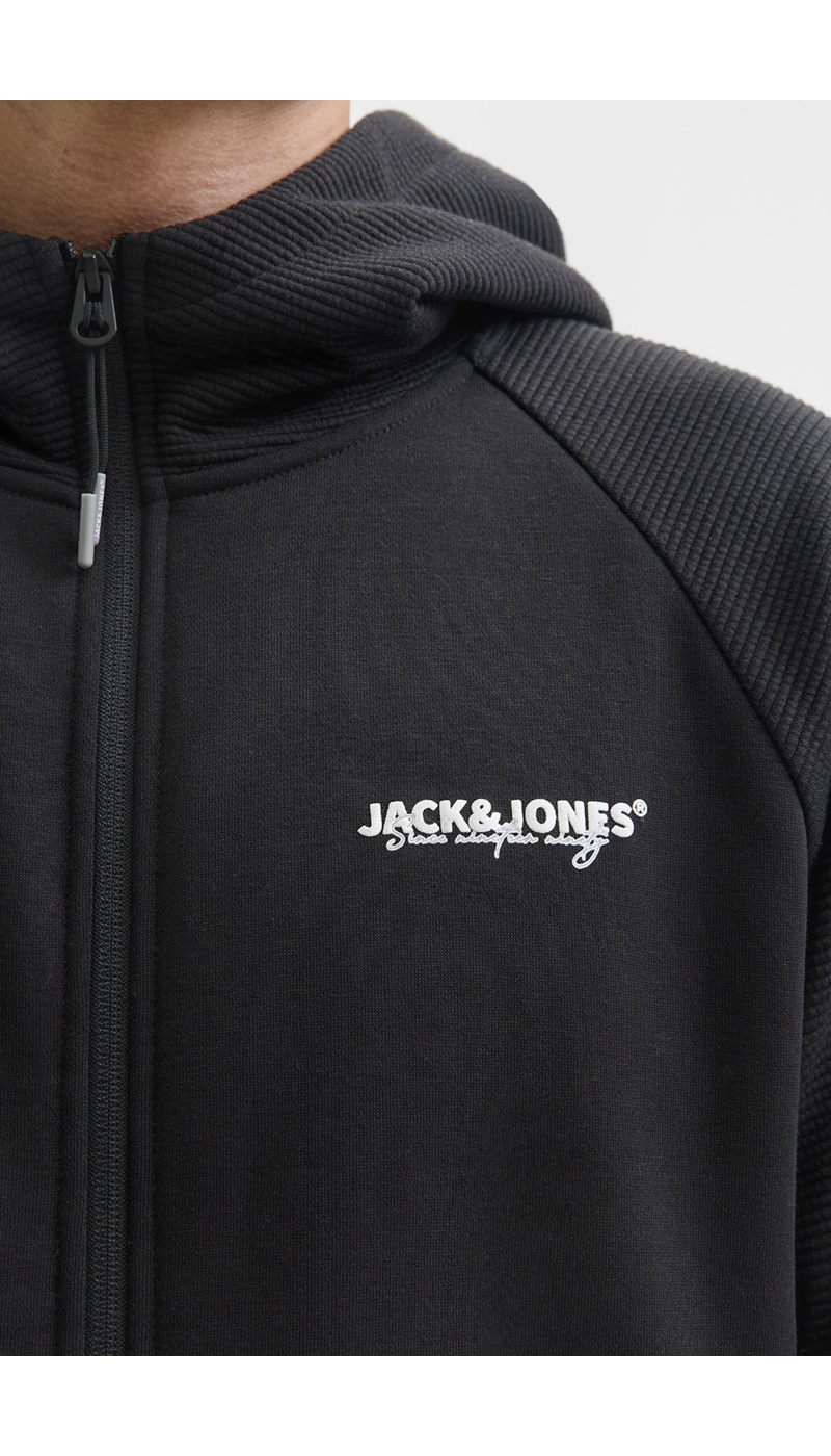 JACKandJONES  BLACK SWEAT JACKandJONES  BLACK SWEAT