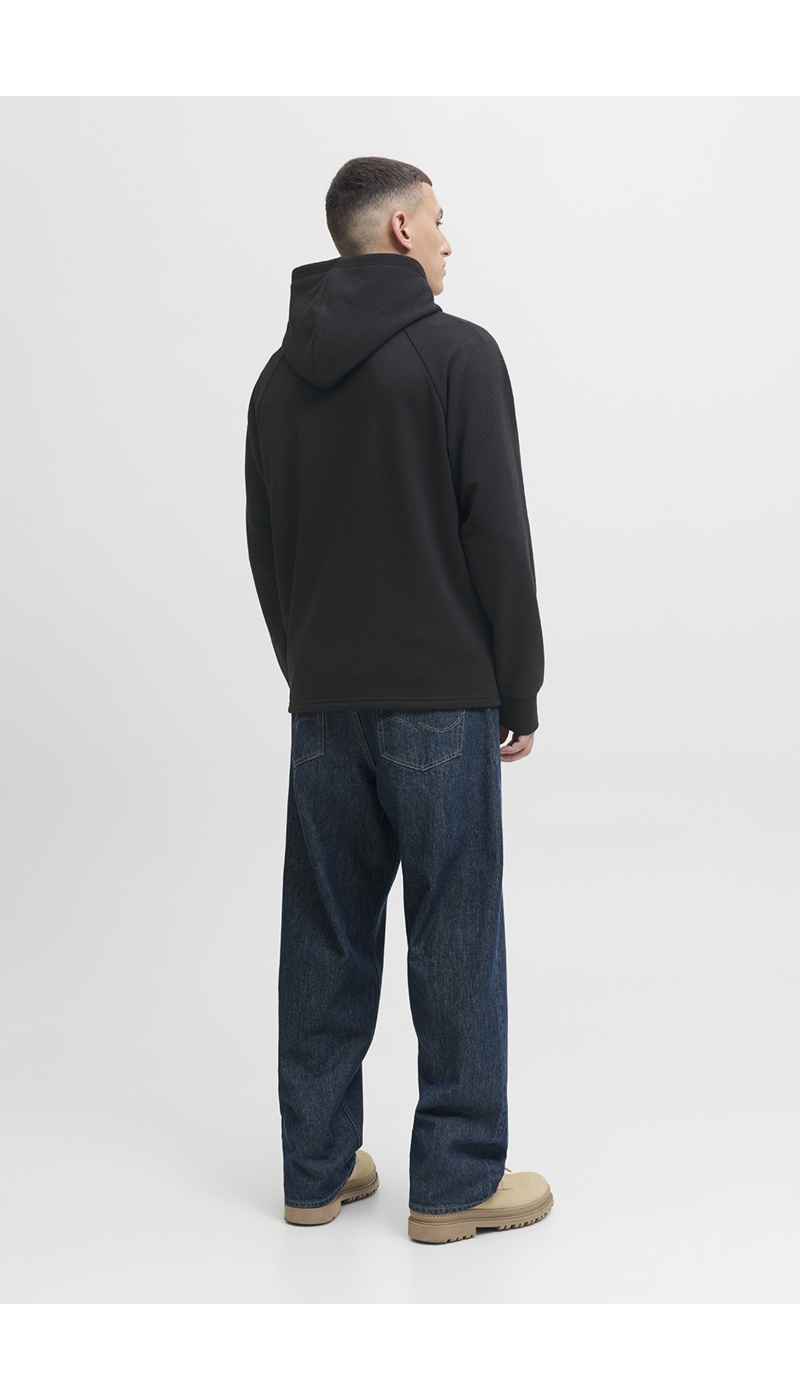 JACKandJONES  BLACK SWEAT JACKandJONES  BLACK SWEAT