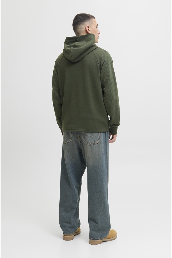 Sudadera JJTHATCHER caqui con cremallera Jack&Jones - 1 | TOPS 2