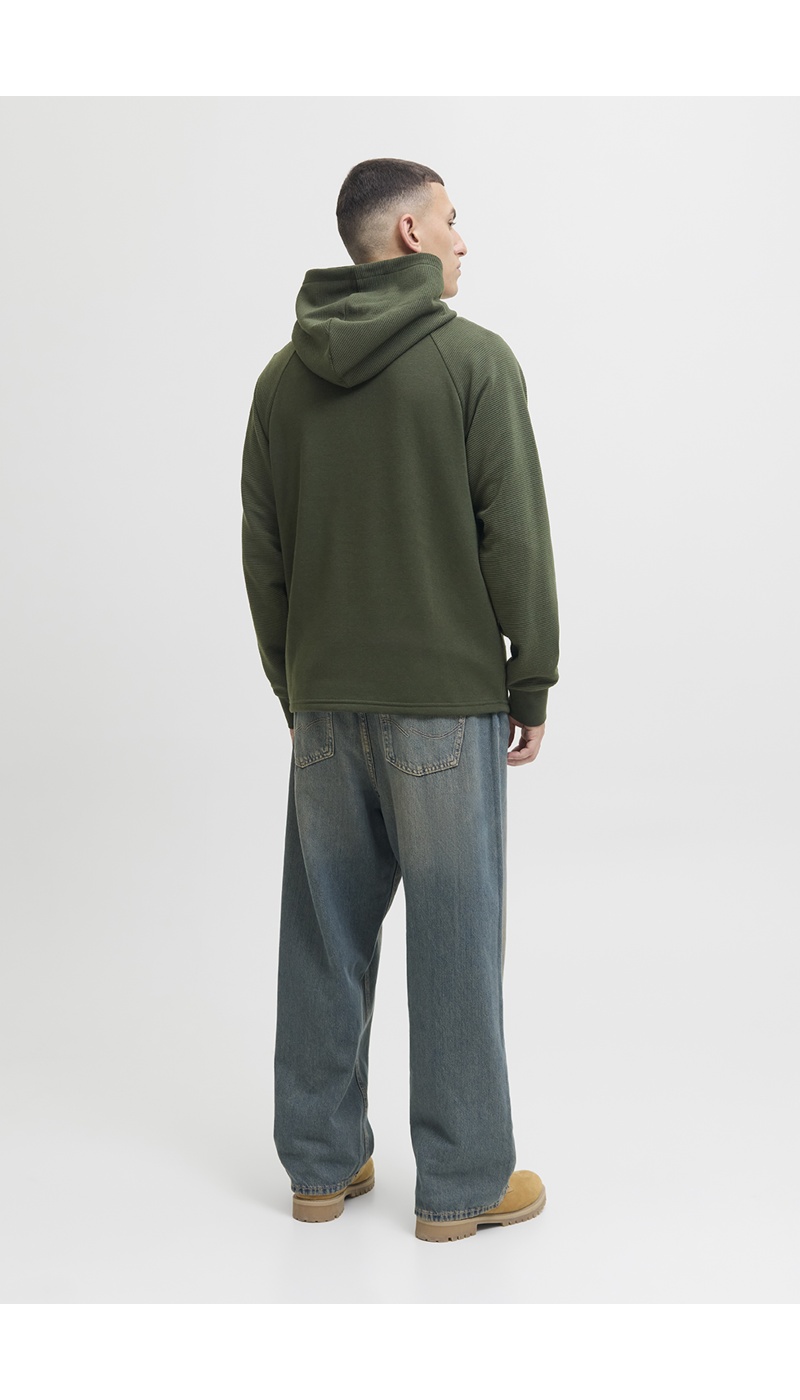 Moletom JJTHATCHER Jack&Jones Khaki com Zíper - 2 | TOPS