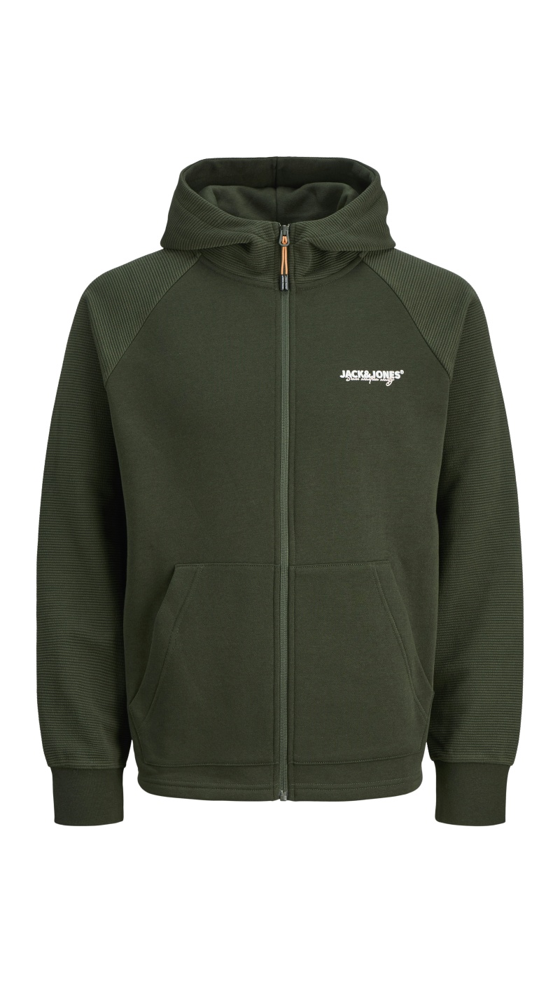 Moletom JJTHATCHER Jack&Jones Khaki com Zíper - 7 | TOPS