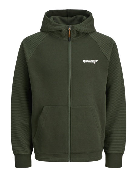 Felpa JJTHATCHER Khaki con cerniera Jack&Jones - 7 | TOP