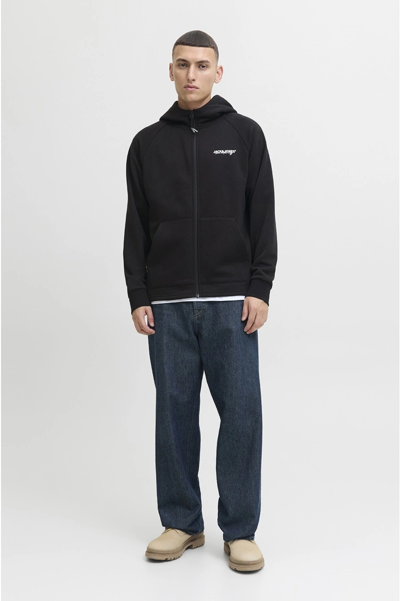 Sweat Zipper Noir JJTHATCHER