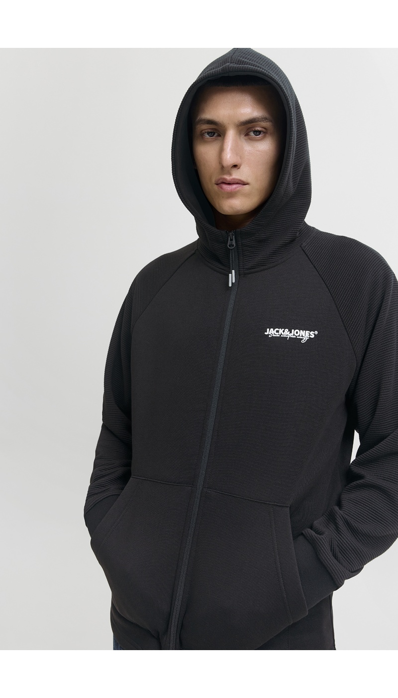 JACKandJONES  BLACK SWEAT JACKandJONES  BLACK SWEAT