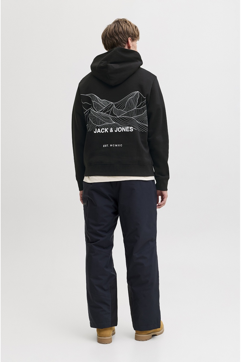 JACKandJONES POLYES BLACK SWEAT 2