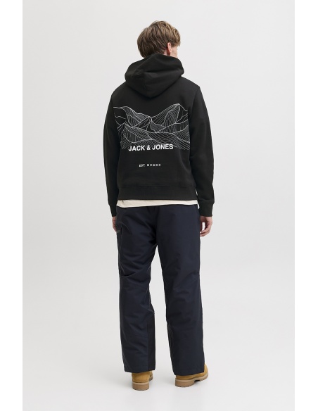 JACKandJONES POLYES BLACK SWEAT