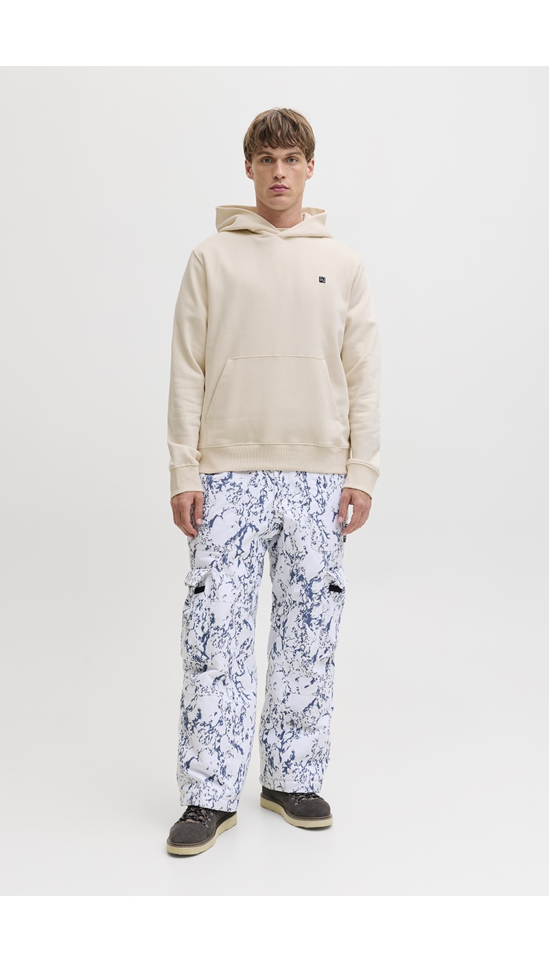 JACKandJONES WHITEC APGRAY SWEAT JACKandJONES WHITEC APGRAY SWEAT