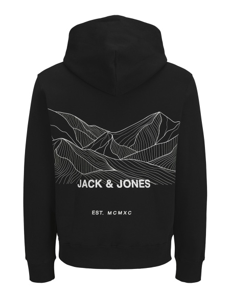 JACKandJONES POLYES BLACK SWEAT