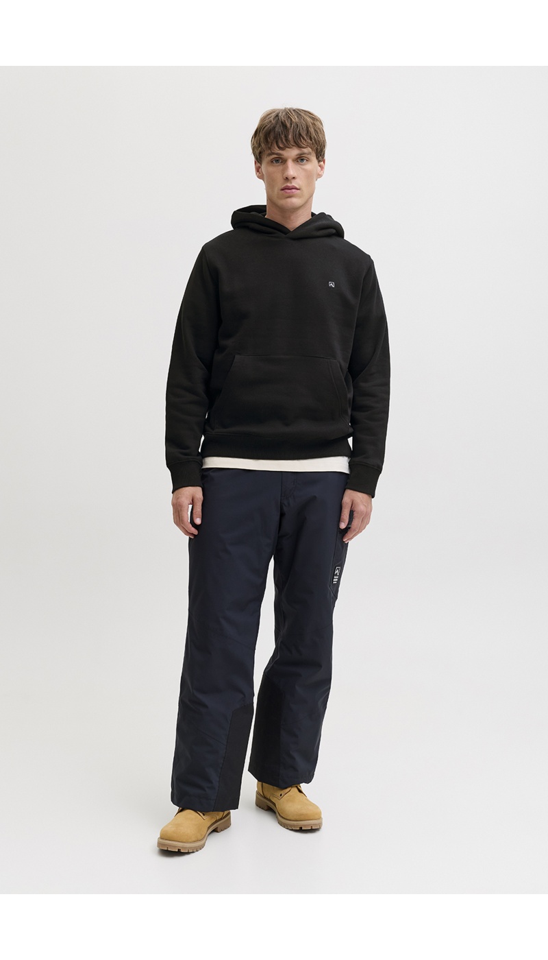 JACKandJONES POLYES BLACK SWEAT JACKandJONES POLYES BLACK SWEAT