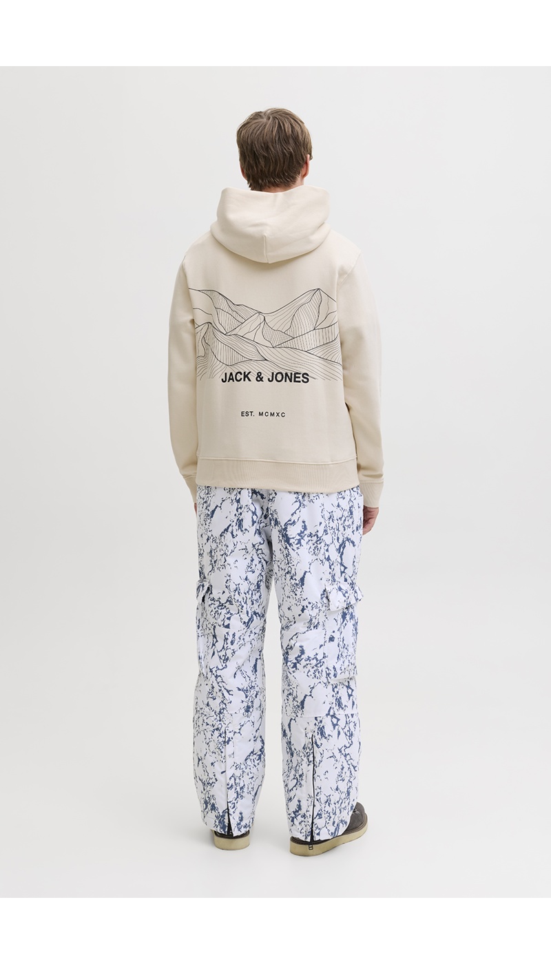 JACKandJONES WHITEC APGRAY SWEAT JACKandJONES WHITEC APGRAY SWEAT