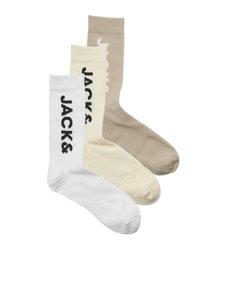 Chaussette Pack Ecru JACHARLEY