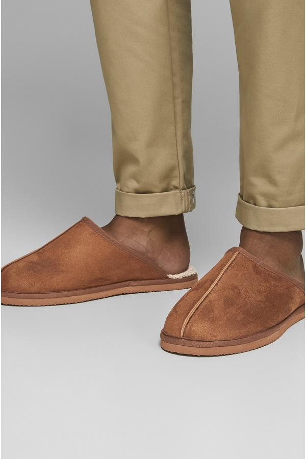 Mule de Camurça Camelo JFWDUDELY Jack&Jones - 1 | Bem-vindo