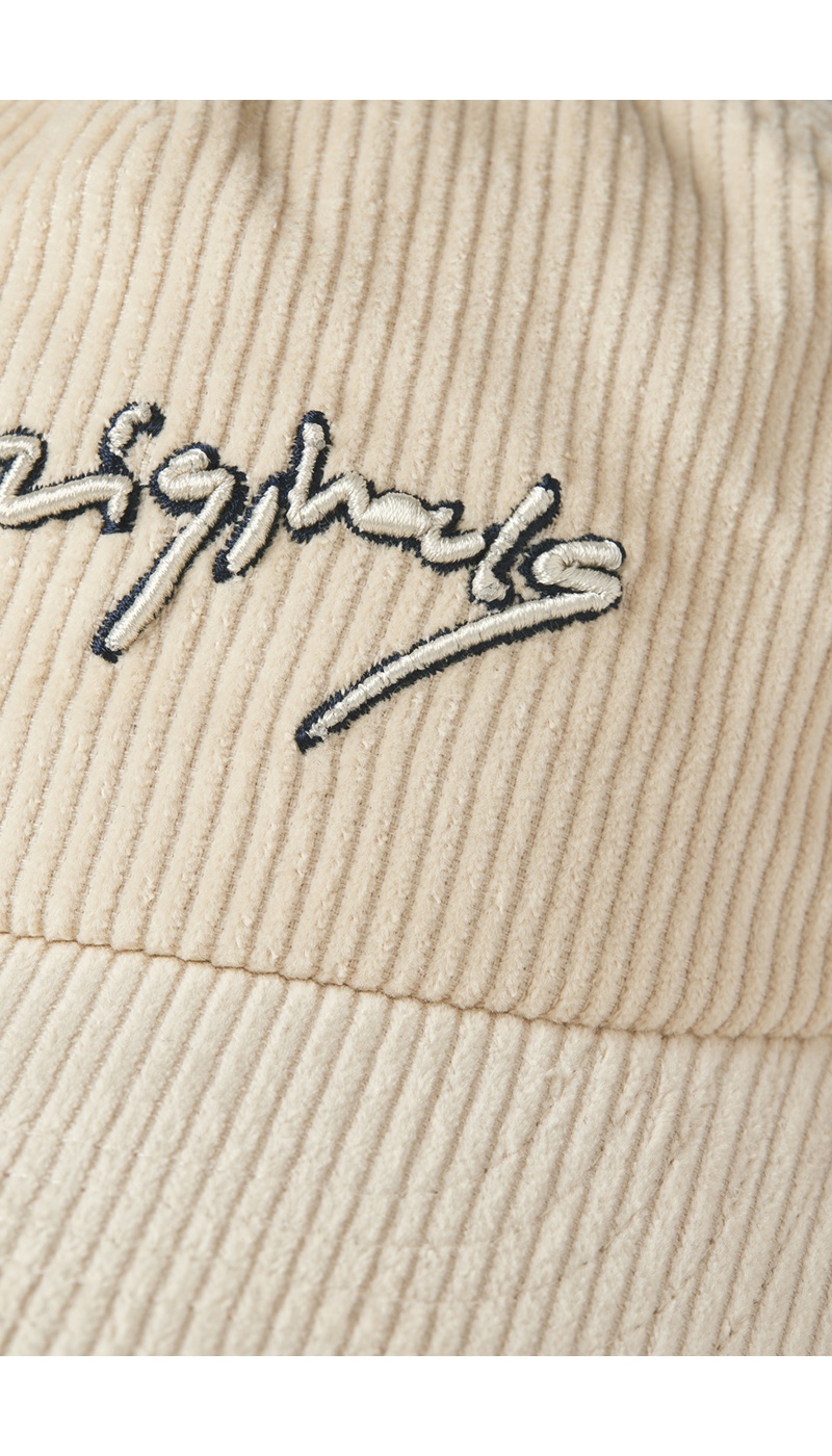 Casquette Côtelé Ecru JACFRAME