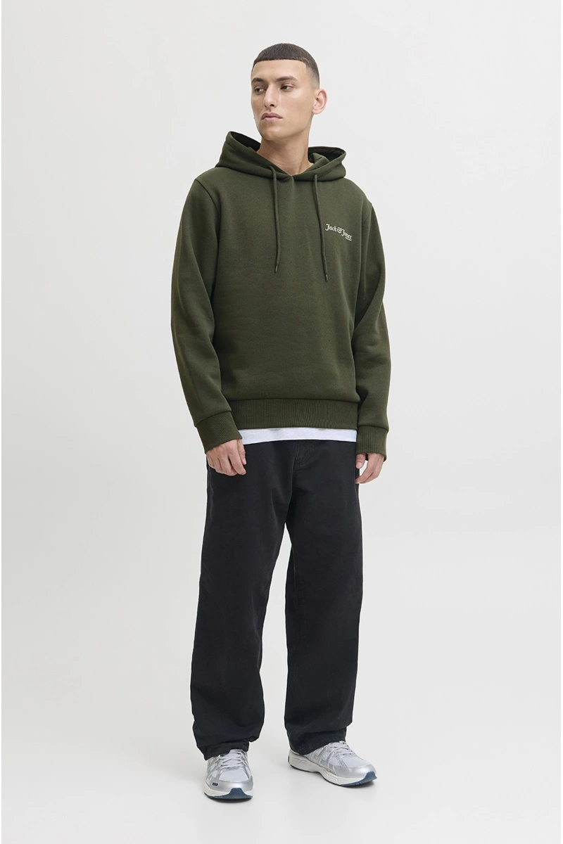 Sweat Capuche Kaki JJYUKI