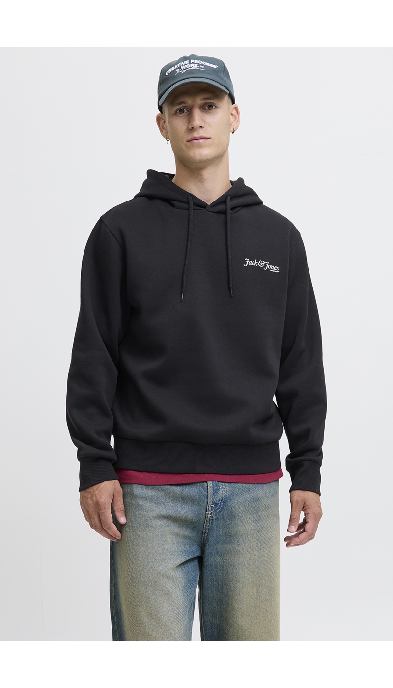 JACKandJONES  BLACK SWEAT JACKandJONES  BLACK SWEAT