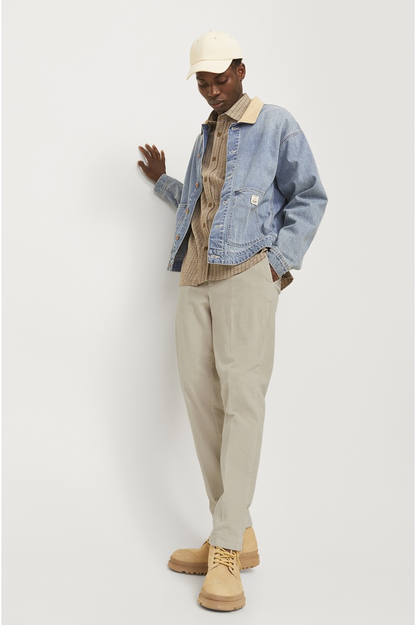JPSTACE Ecru Chino Acanalado Longitud 32 Jack&Jones - 1 | HOMBRES
