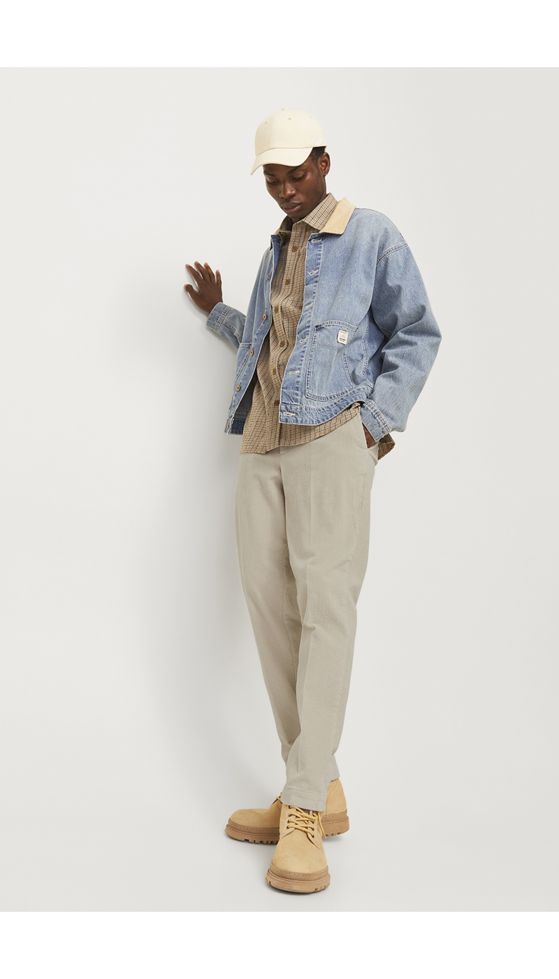 JPSTACE Ecru Ribbed Chino Length 32 Jack&Jones - 1 | MEN