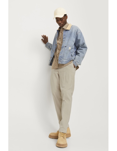 JPSTACE Ecru Ribbed Chino Lunghezza 32 Jack&Jones - 1 | UOMINI