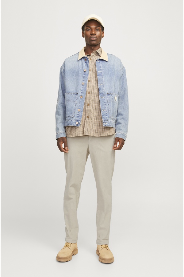 JPSTACE Ecru Ribbed Chino Length 32 Jack&Jones - 1 | MEN 2