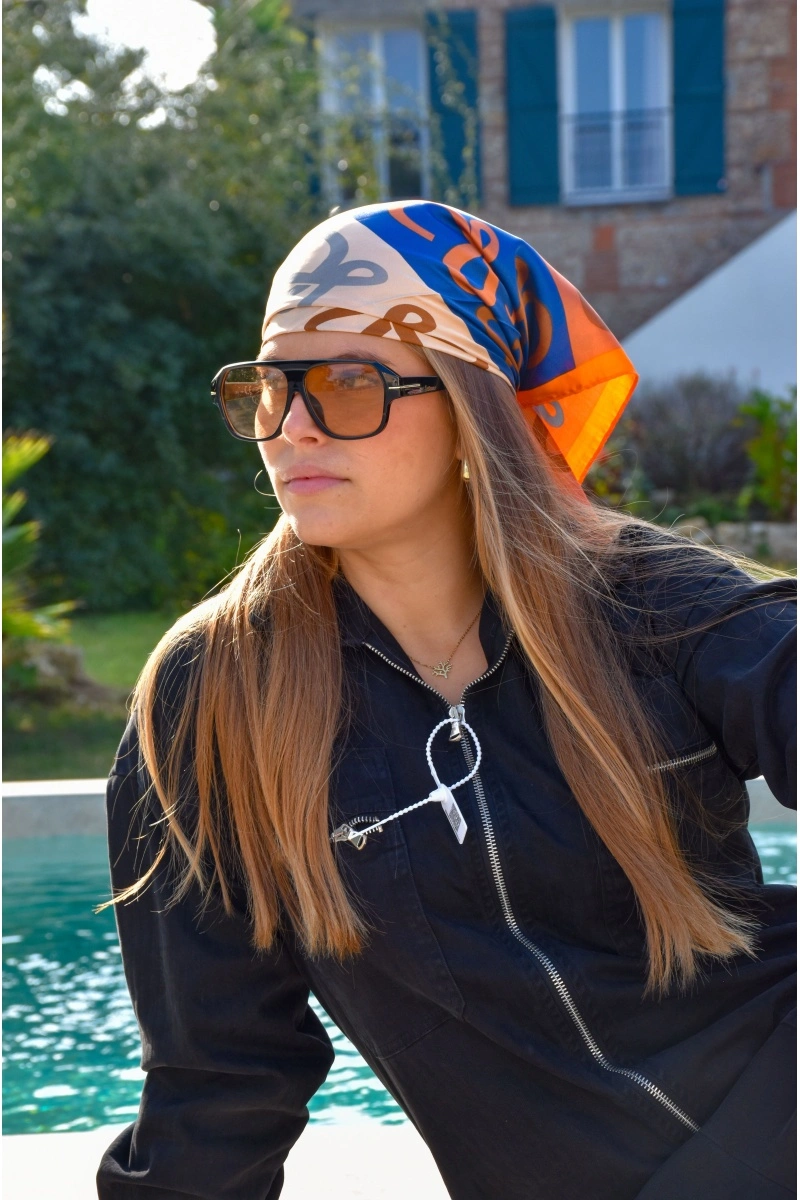 TANG TAMMY IMPRI ORANGE FOULARD