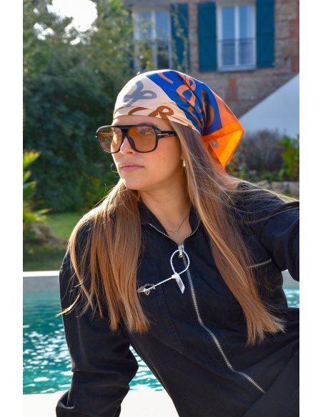 TANG TAMMY IMPRI ORANGE FOULARD