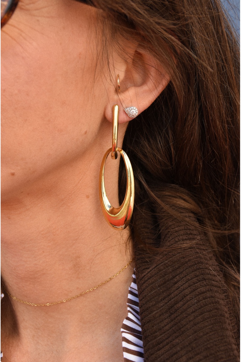 Boucles d'Oreilles Dorées MILA