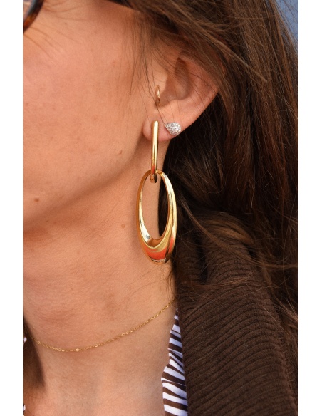 pretty baby  DORE BOUCLES D'OREILLES