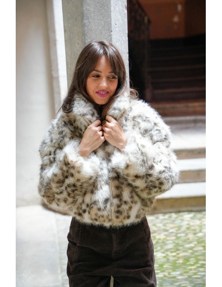 Veste Fourrure Léopard BIRCH