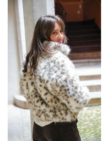 Veste Fourrure Léopard BIRCH