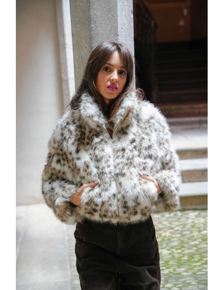 Veste Fourrure Léopard BIRCH