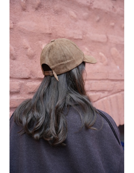 Casquette Suédine Camel ARIA