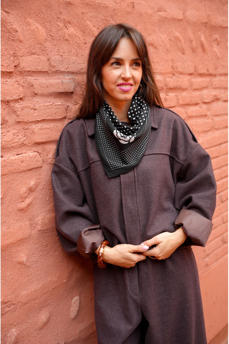 Foulard Pois Noir LENNIE