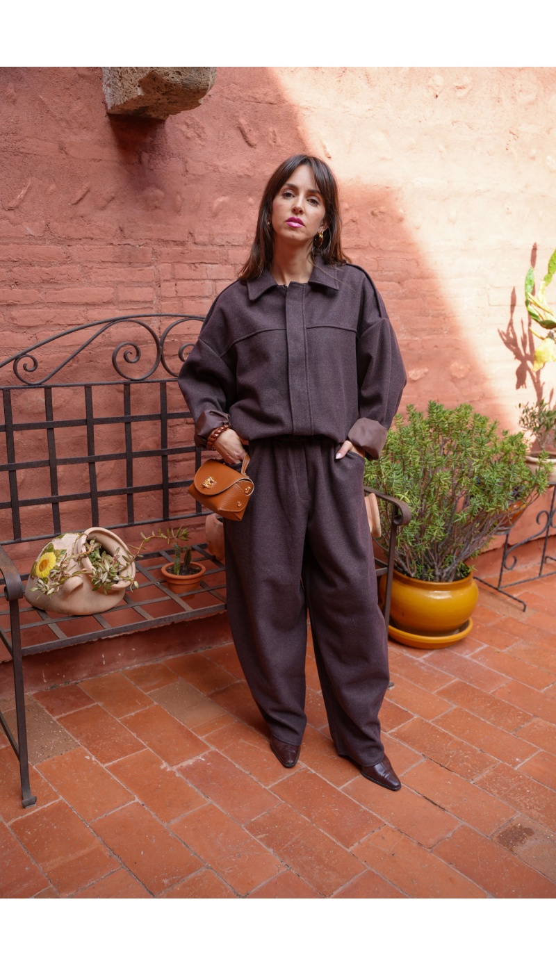 Pantalon Ballon Marron CELIA